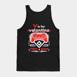 V Is For Video Game Tank Top